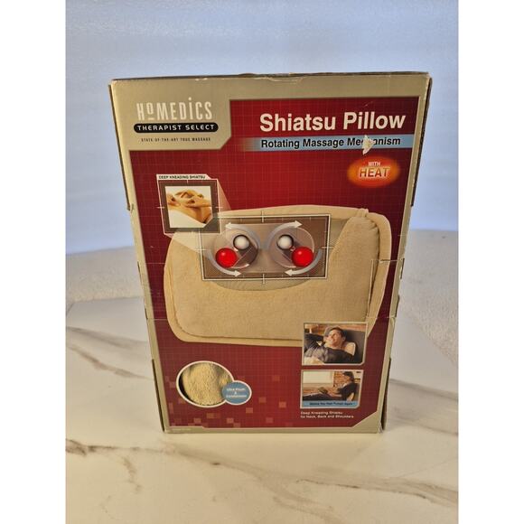 Homedics Shiatsu Rotating Massager Pillow Model SP-10H Heated - Picture 3 of 12